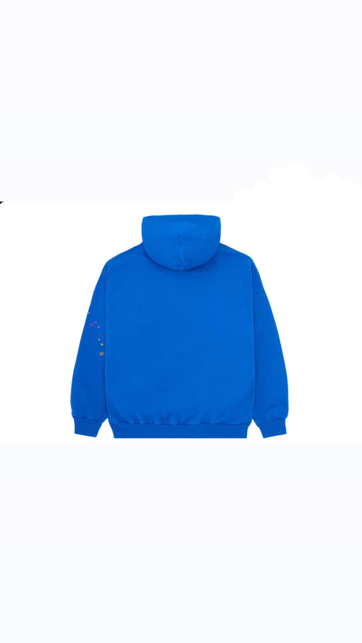 Sp5der Blue Hoodie