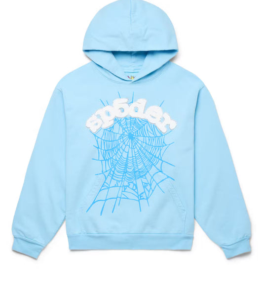 Sp5der Baby Blue Hoodie